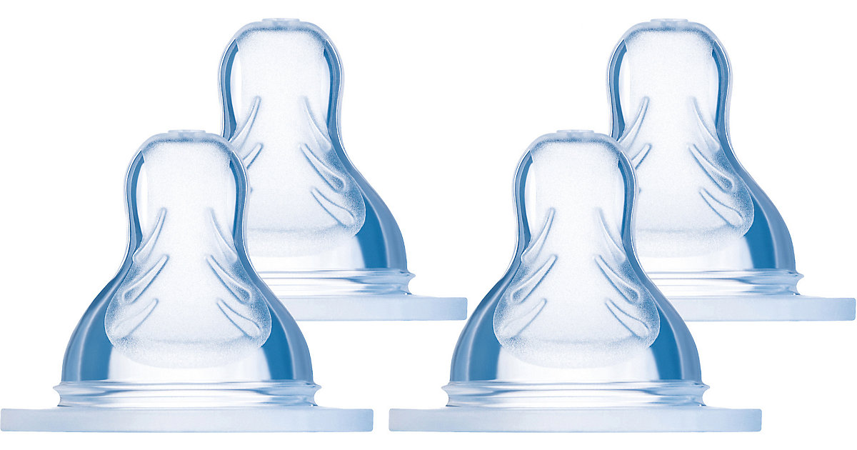 Sauger Weithals, Silikon, Gr.X, 4er Pack Sauger Weithals, Silikon, Gr.X, 4er Pack von MAM