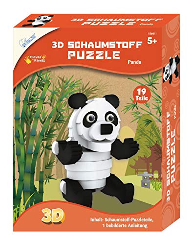 Mammut 156011 - Bastelset 3D Puzzle Panda, Puzzlespiel mit Safari Tieren, Tierpuzzle aus Schaumstoff, Komplettset mit Puzzleteilen und Anleitung, Kreatives Puzzleset für Kinder ab 5 Jahre Mammut 156011 - Bastelset 3D Puzzle Panda, Puzzlespiel mit Safari Tieren, Tierpuzzle aus Schaumstoff, Komplettset mit Puzzleteilen und Anleitung, Kreatives Puzzleset für Kinder ab 5 Jahre von Mammut Spiel & Geschenk