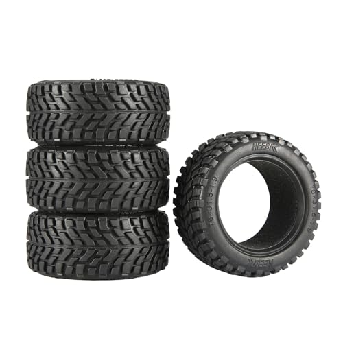 MANGRY 1,9 Zoll 75 mm Off Road Buggy Reifen Rad 12 mm Sechskantnaben 1/14 1/16 1/10 RC Auto passend for Wltoys 144001 Scx10 Traxxas TRX-4 for Tamiya (Size : Tire only) von MANGRY