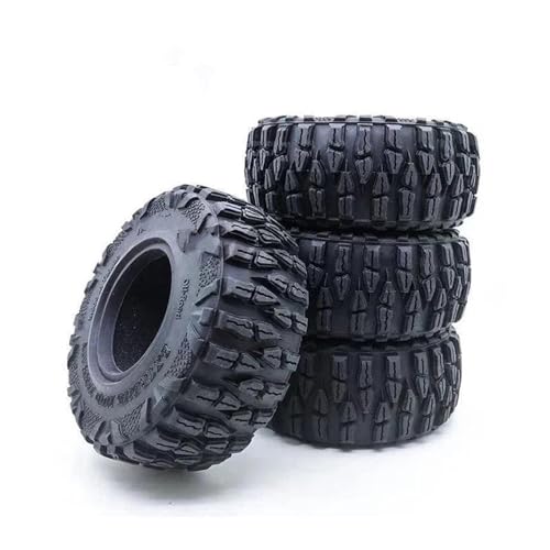 MANGRY 2,2" Beadlock Felgennabe Reifen Rock Crawler Reifen 1/10 RC Auto TRX4 TRX6 SCX10 Passend for Yikong TK300 RR10 D90 90046 (Size : 4pcs Tires LZ) von MANGRY
