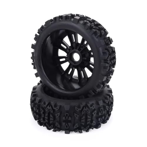 MANGRY 2 stücke RC Monster Truck Räder Reifen 170 MM 155 MM 150 MM 120 MM 17mm Hex Hub for 1/8 RC Auto Truggy Fit for HSP for Traxxas for Wltoys (Size : 8065) von MANGRY