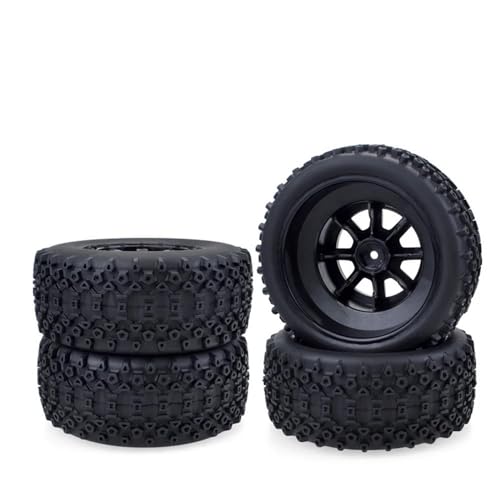 MANGRY 4 Stück 1:10 115 mm Monster Truck 110 mm Short Course Truck Felge und Reifen passend for Redcat for HSP for HPI for Traxxas for Losi VRX LRP RC Autos (Size : 10041) von MANGRY