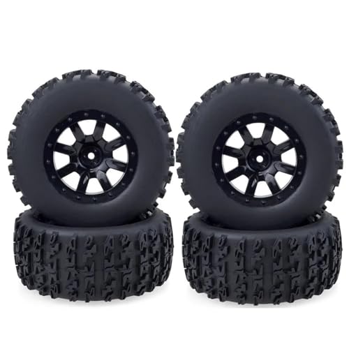MANGRY 4 Stück 1:10 115 mm Monster Truck 110 mm Short Course Truck Felge und Reifen passend for Redcat for HSP for HPI for Traxxas for Losi VRX LRP RC Autos (Size : 10042) von MANGRY