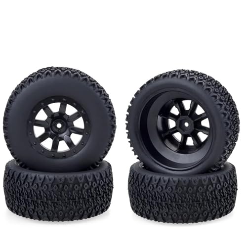 MANGRY 4 Stück 1:10 115 mm Monster Truck 110 mm Short Course Truck Felge und Reifen passend for Redcat for HSP for HPI for Traxxas for Losi VRX LRP RC Autos (Size : 10043) von MANGRY