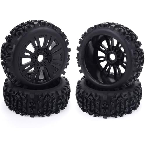 MANGRY 4 Teile/Paket 1/8 Skala 17mm Hex RC Buggy Fahrzeug Räder Und Reifen Sets Fit for Redcat for Team for Losi VRX for HPI for Kyosho for HSP for Carson Teile 120mm (Size : Only Tire) von MANGRY