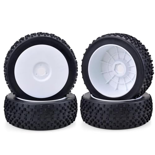 MANGRY 4PCS 1/8 RC Rad Reifen 120MM 112MM Reifen 17mm Hub Hex for 1/8 RC Auto Monster Truck On Road Off-Road (Size : A8012) von MANGRY