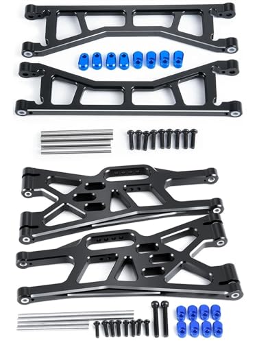 MANGRY Querlenker unten oben vorne und hinten 1/5 für X-Xmaxx Xmaxx 8S RC Buggy Truck Zubehör (Color : Upper and Lower) von MANGRY