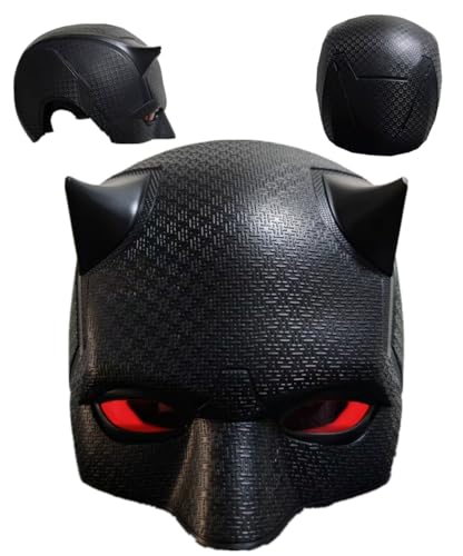 MANMICOS Anime-Cosplay-Kostüm, US-Größe, schwarzer Body und Maske, Partyanzug (Helm, Einheitsgröße) von MANMICOS