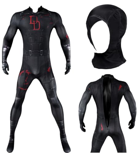 MANMICOS Anime-Cosplay-Kostüm, US-Größe, schwarzer Body und Maske, Partyanzug (Overall + Kopfbedeckung, Größe 2X-Small) von MANMICOS