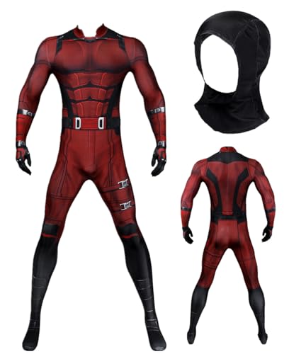MANMICOS Cosplay-Kostüm, US-Größe, Matt, Herren-Body und Helm, Partyanzug (Overall + Kopfbedeckung, Größe 2X-Small) von MANMICOS