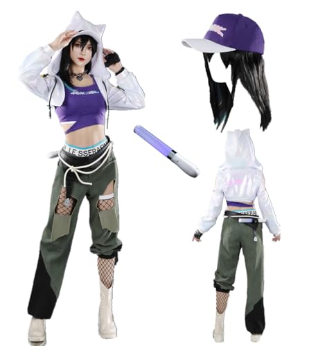 MANMICOS US-Größe, Anime-Cosplay-Kostüm, Damen-Kapuzenjacke, Partyanzug, Größe L MANMICOS US-Größe, Anime-Cosplay-Kostüm, Damen-Kapuzenjacke, Partyanzug, Größe L von MANMICOS