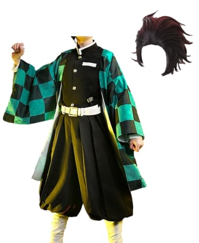 MANMICOS US-Größe, Anime-Cosplay-Kostüm, grüner Umhang, Partyanzug (Größe M) von MANMICOS
