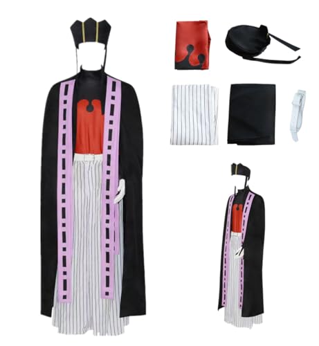 MANMICOS US-Größe, Anime-Cosplay-Kostüm, schwarzer Robe, Partyanzug, Größe L MANMICOS US-Größe, Anime-Cosplay-Kostüm, schwarzer Robe, Partyanzug, Größe L von MANMICOS