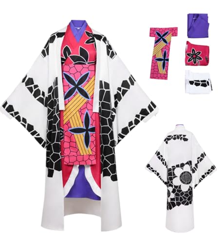 MANMICOS US-Größe, Cosplay-Kostüm, weißer Kimono-Partyanzug (Größe S) von MANMICOS