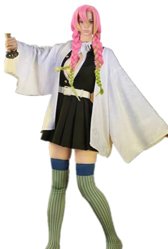 MANMICOS US-Größe Anime Damen Cosplay Kostüm Weiß Party Anzug (weiß, X-Large) von MANMICOS