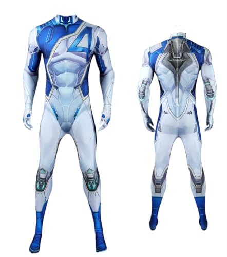 MANMICOS US-Größe Anime Mister Fantastic Cosplay Kostüm Bodysuit Halloween Anzug (XX-Large) von MANMICOS