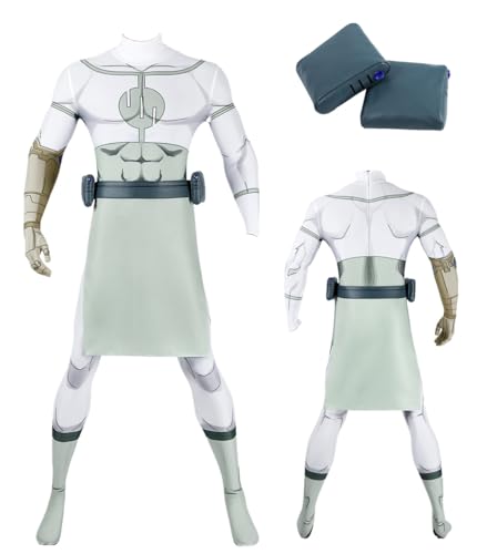 MANMICOS US-Größe Movie Conquest Cosplay-Kostüm, weißer Body, Partyanzug, Größe M MANMICOS US-Größe Movie Conquest Cosplay-Kostüm, weißer Body, Partyanzug, Größe M von MANMICOS
