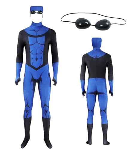 MANMICOS US-Größe Movie Mark Cosplay-Kostüm, Body und Kopfbedeckung, Partyanzug, Größe L MANMICOS US-Größe Movie Mark Cosplay-Kostüm, Body und Kopfbedeckung, Partyanzug, Größe L von MANMICOS