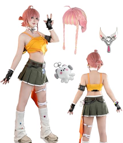 MANMICOS US-Größe Spiel Cosplay Kostüm Damen Rock Party Anzug (Größe XL) von MANMICOS