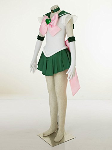 Sailor Moon Sailor Jupiter Cosplay Kostüm Pullover Kino Makoto Halloween Anzug Gr. 36, grün von MANMICOS