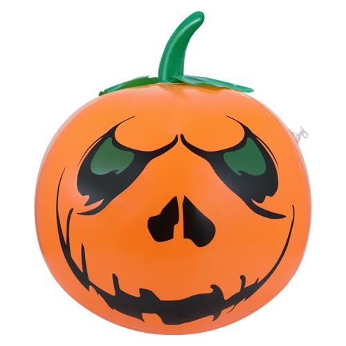 Aufblasbare Halloween Kürbisse, 1 Stück PVC Außen Kürbis Ballon Aufblasbarer Kürbis 40 cm, Zum Aufhängen Dekoration Halloween für Rasen Innenbereich Erntedankfest von MAOSHYMS