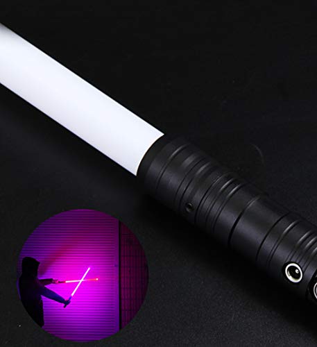 MAQRLT Flash Smooth Swing FX Dueling Lightsaber Mit 6 Farben Und 2 Arten Mode Sounds Veränderbarer Premium-Aluminiumlegierung Griff Licht Säbel Spielzeug MAQRLT Flash Smooth Swing FX Dueling Lightsaber Mit 6 Farben Und 2 Arten Mode Sounds Veränderbarer Premium-Aluminiumlegierung Griff Licht Säbel Spielzeug von MAQRLT