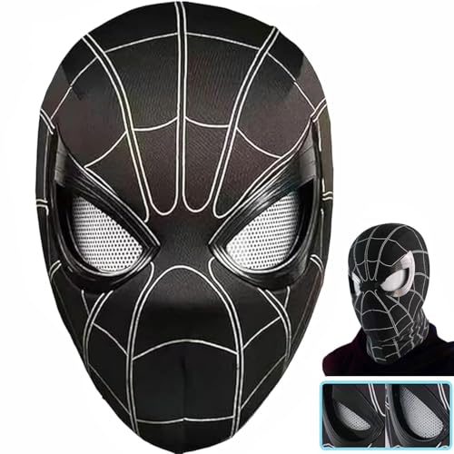 MAQRLT Spider-Helden-Maske mit beweglichen Augen, realistische Spider-Superhelden-Vollmaske, bewegliche Linsen, Cosplay, tragbare Film-Requisiten-Maske, tolles Geschenk für Mann und Kinder MAQRLT Spider-Helden-Maske mit beweglichen Augen, realistische Spider-Superhelden-Vollmaske, bewegliche Linsen, Cosplay, tragbare Film-Requisiten-Maske, tolles Geschenk für Mann und Kinder von MAQRLT