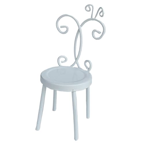 Kleines Sofa aus Legierung, Sammlerstück, Modell Puppenhäuser, Möbel mit detaillierter Handwerkskunst, weiß-goldener Puppenhäuser, Möbel, Metallstuhl Kleines Sofa aus Legierung, Sammlerstück, Modell Puppenhäuser, Möbel mit detaillierter Handwerkskunst, weiß-goldener Puppenhäuser, Möbel, Metallstuhl von MARCBUSE