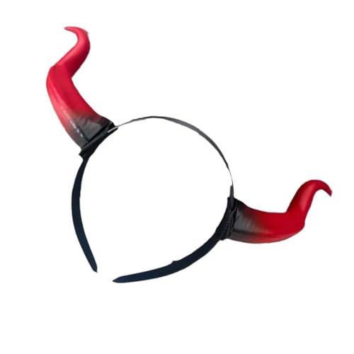MARCBUSE Anime Ohr Stirnband Cosplay Requisiten Oversized Devil Hair Hoop Teufel Haarstyling für Con Stirnband Teufel Tier Karneval von MARCBUSE