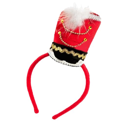 MARCBUSE Elastisches Haar-Accessoire für kleine Mädchen, Zylinder, Stirnbänder mit glitzernden Pailletten, für Kindergeburtstage, Partys und Versammlungen von MARCBUSE