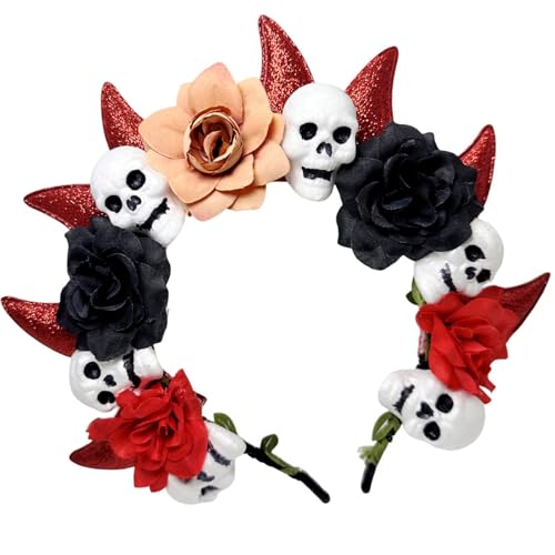 MARCBUSE Halloween Elastische Stirnbänder Spinnen Fledermaus Haarband Party Haarschmuck Halloween Kostüm Karneval Kostüm Haarband von MARCBUSE