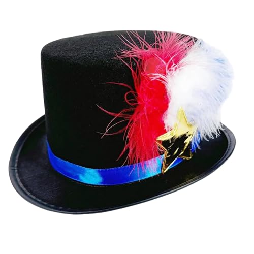 MARCBUSE Independences Day Hut Gentleman Party Hut Abend Event Filzhut Herren für Event und Mottopartys Atmungsaktiv von MARCBUSE
