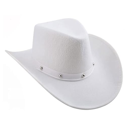 MARCBUSE Klassischer Cowgirl-Party-Hut mit Nietenmotiven, weich, bequem, Outdoor, Event, Kostüm, Partys, Band, Cowboyhüte für Musikfestivals MARCBUSE Klassischer Cowgirl-Party-Hut mit Nietenmotiven, weich, bequem, Outdoor, Event, Kostüm, Partys, Band, Cowboyhüte für Musikfestivals von MARCBUSE