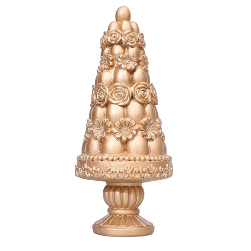 Ostereier-Baumstatue mit Blumen-Designs für Zuhause oder Büro, Tischdekoration, Festival-Kuchenaufsatz, Ornament von MARCBUSE