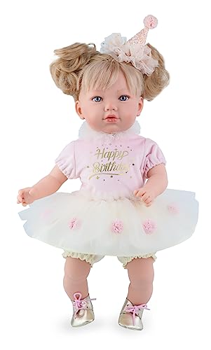 MARINA & PAU & Pau - Babypuppe Alina Party Geburtstagsfeier Modell B (882), Keine Farbe von Marina & Pau