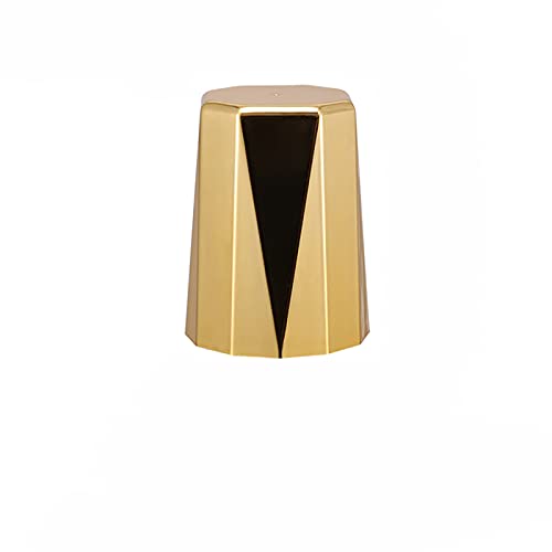 MARMODAY Golden Dice Cup - Würfelbecher für Liars Würfel, Diamant Bar, Kunststoff, Gold, Hexaeder, Erwachsene von MARMODAY