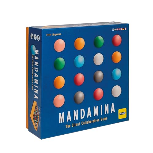 MARTINEX - Mandamina – kooperatives Spiel leise mit Holzkugeln – kooperatives Spiel für 1 bis 4 Spieler ab 8 Jahren – MA010 von MARTINEX