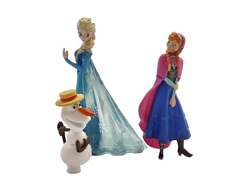 MARUKATSU Eiskönigin Figurenset - Elsa, Anna und Olaf | 3 Figuren von 10 cm für Kinder, Spielzeug mit Eisfiguren, ideal für Kuchendekoration und fantasievolles Spiel Spanien MARUKATSU Eiskönigin Figurenset - Elsa, Anna und Olaf | 3 Figuren von 10 cm für Kinder, Spielzeug mit Eisfiguren, ideal für Kuchendekoration und fantasievolles Spiel Spanien von MARUKATSU
