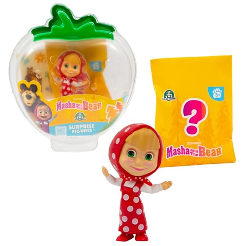 Masha & Michka, Packung mit 2 Figuren, Davon 1 Überraschung, zufällige Modelle zum Sammeln, Spielzeug für Kinder ab 3 Jahren, MHA19 von MASHA & THE BEAR
