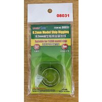 TRUMPETER 08031 1:200 Takelwerk, 0,2 mm von MASTER TOOLS