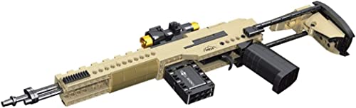 MK14 Bausteine Bausatz Modell, 400 Teile Gewehr Waffen Mit Schussfunktion, Klemmbausteine Schießwaffe Konstruktion Bauset MK14 Bausteine Bausatz Modell, 400 Teile Gewehr Waffen Mit Schussfunktion, Klemmbausteine Schießwaffe Konstruktion Bauset von MASUSE