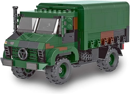 Militär Panzer Transporter Bausteine Bausatz, 411 Klemmbausteine, WW2 LKW 2T GL Militär Panzerträger LKW Modell 1:30, Konstruktionsspielzeug für Erwachsene und Kinder Militär Panzer Transporter Bausteine Bausatz, 411 Klemmbausteine, WW2 LKW 2T GL Militär Panzerträger LKW Modell 1:30, Konstruktionsspielzeug für Erwachsene und Kinder von MASUSE