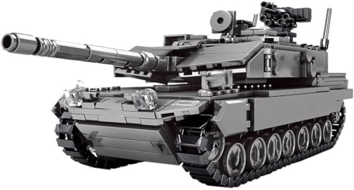 Panzer Bausteine Bauset, 898 Teile Militär Leopard 2A7 Panzer Modell, Klemmbausteine Hauptkampfpanzer Modellbausatz Konstruktion Bauset für Kinder Erwachsene Panzer Bausteine Bauset, 898 Teile Militär Leopard 2A7 Panzer Modell, Klemmbausteine Hauptkampfpanzer Modellbausatz Konstruktion Bauset für Kinder Erwachsene von MASUSE