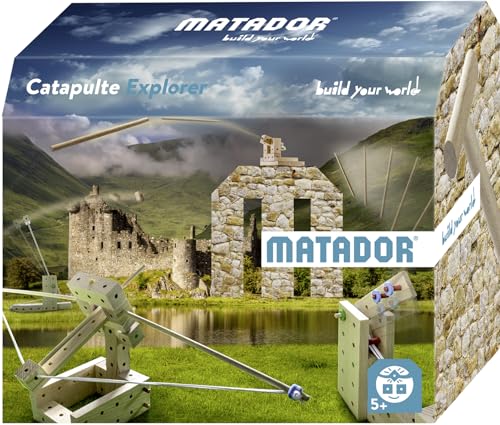 Matador 11514 Explorer Katapult Produktion in Österreich, PEFC-zertifiziertes Holz Konstruktionsbaukasten, holzfarben, bunt Matador 11514 Explorer Katapult Produktion in Österreich, PEFC-zertifiziertes Holz Konstruktionsbaukasten, holzfarben, bunt von MATADOR