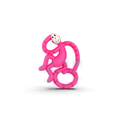 MATCHSTICK MONKEY™ Beißring Affe mini, rosa von Matchstick Monkey