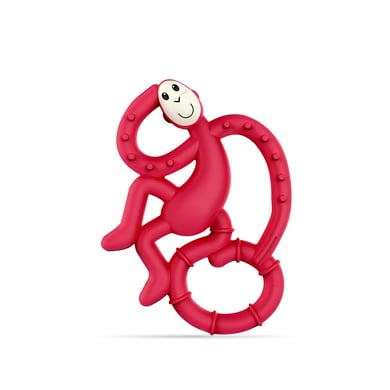 MATCHSTICK MONKEY™ Beißring Affe mini rubinrot von Matchstick Monkey