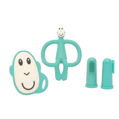 MATCHSTICK MONKEY™ Beißring Starter Set Affe, grün von Matchstick Monkey