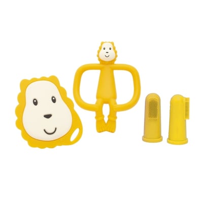 MATCHSTICK MONKEY™ Beißring Starter Set Ludo Löwe von Matchstick Monkey