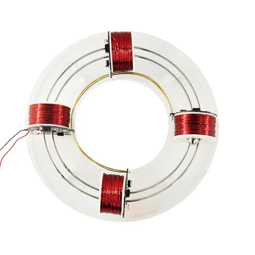 4/6 Spulen Elektromagnetischer Zyklotron Kreisbeschleuniger wissenschaftliche Experimentiergeräte DIY Physik Lehrmittel Modell (4 Spulen) von MATYASIGO