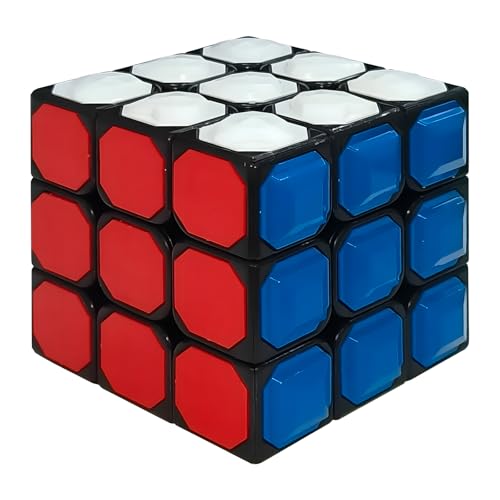 MAUJOY 3x3x3 Zauberwürfel für Blinde – Touch Speed Cube mit 3D erhöhtem Ikon, drehbarer taktiler Würfel für Sehbehinderte MAUJOY 3x3x3 Zauberwürfel für Blinde – Touch Speed Cube mit 3D erhöhtem Ikon, drehbarer taktiler Würfel für Sehbehinderte von MAUJOY